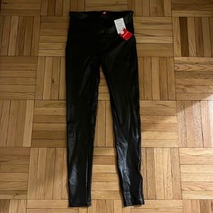 Spanx faux leather leggings! New with tags